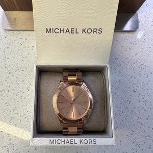 Michael Kors Rose Gold Link-Band Watch